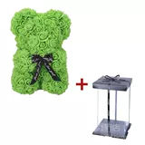 25 см розовой медведь цветок розовой любовник Валентина День святого Валентина Компания Новые свинг -подарки Моделирование моделирование вечное цветок