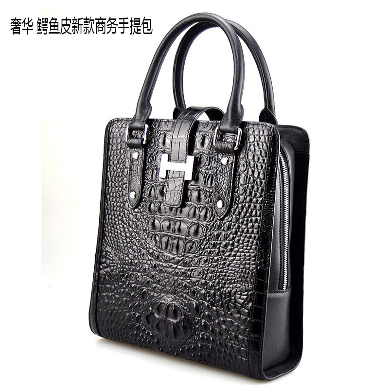 High-end Avocado Leather Men's Bag Large Capacity Men's Business Handbag Genuine Leather Bag Computer Briefcase Special Price Clear Goods-Taobao