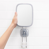 American OXO powerful sucker-type anti-fog bathroom mirror free of punch and modern toilet wall-mounted wall-style make-up mirror