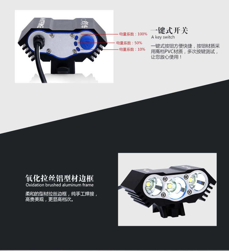 Lumière vélo - phare - Ref 2397737 Image 6