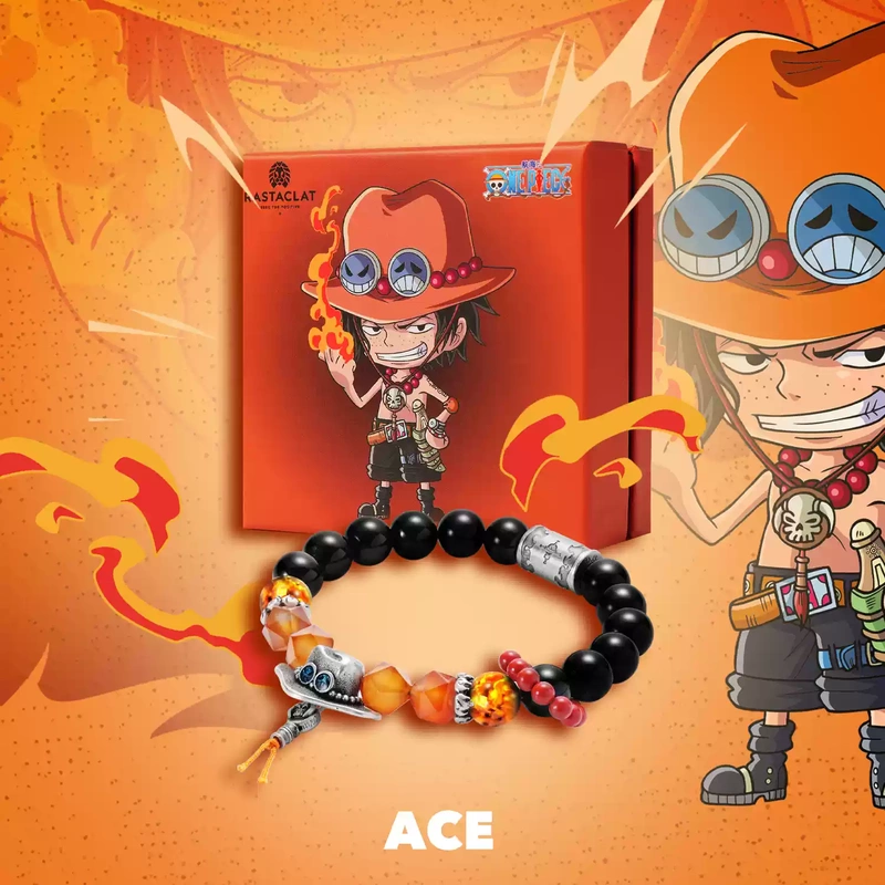 One Piece Collaboration Limited Edition Gift Box Luffy Sabo Ace Male and Female Couple Little Lion Bracelet