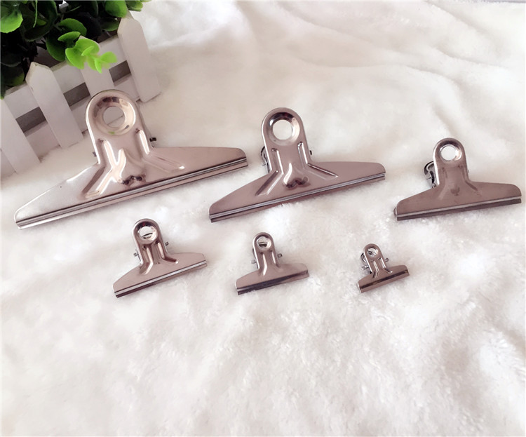 full RMB18  folder sub-bill clip white iron clamp finishing clip information clip office stationery distribution