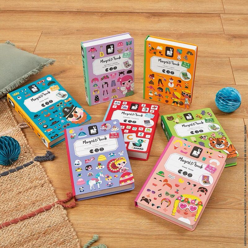 Children's Educational Early Learning Puzzle Magnet Book Magnetic Toy Janod Quiet Magnetic Sticker Storage Box Set Children's Educational Early Learning Puzzle Magnet Book Magnetic Toy Janod Quiet Magnetic Sticker Storage Box Set
