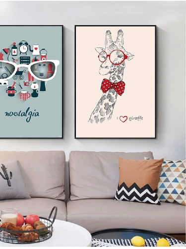 Слажевые магазины плакат декоративная живопись Оптическая комната вид