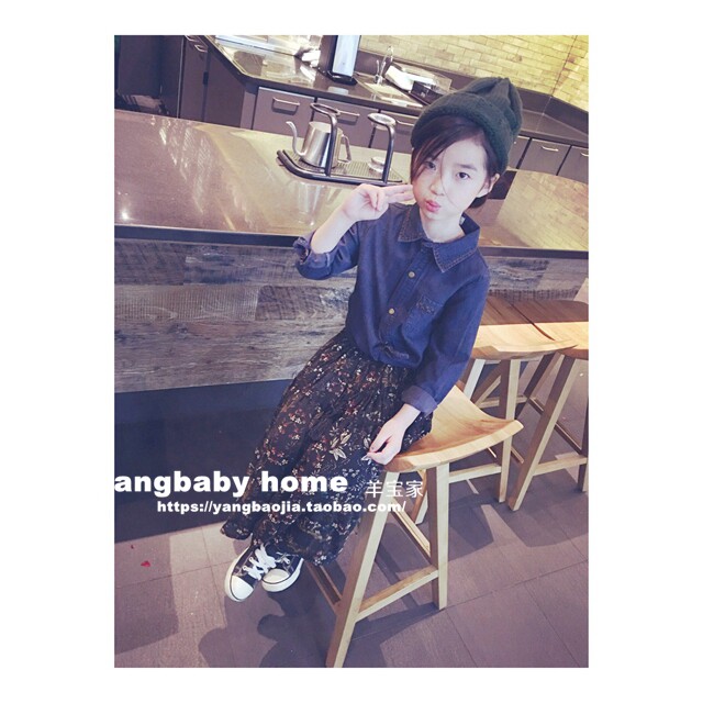 Jupe fillette en Toile de coton - Ref 2050262 Image 8