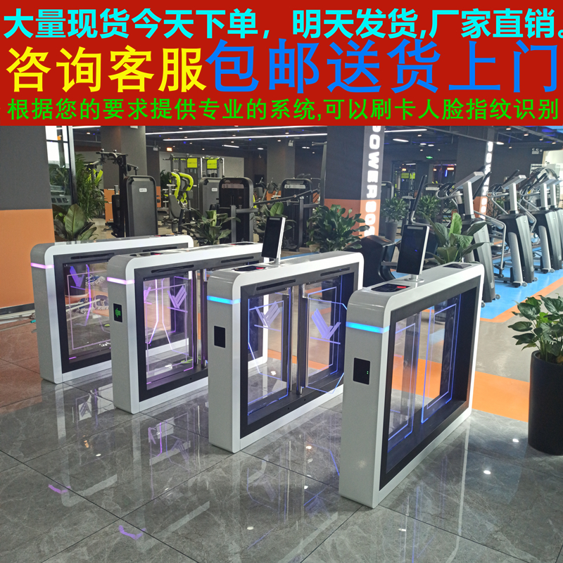 Gate Machinery Luxury Pendulum gate Amusement Park Consumption System Swimming Pool Gym Entrance access Library Face Recognition Entrance Guard
