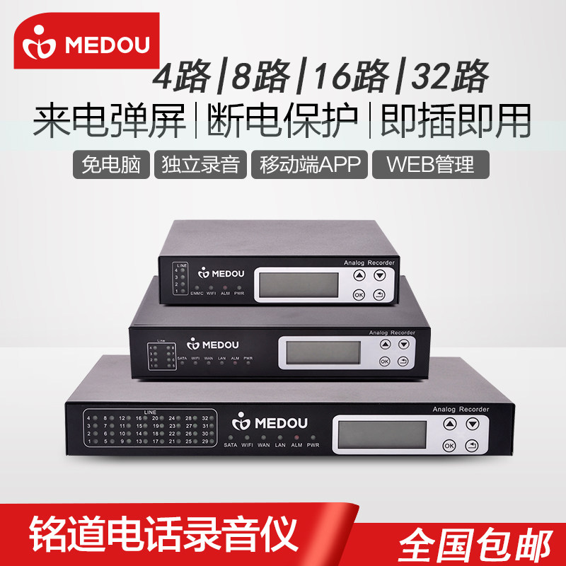 Nameway MDL2008 Type 8 Road Embedded Phone All8 Road Recording Box 1000G Hard disc WEB Management APP