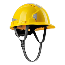 反光安全帽工地国标施工建筑工程加厚透气领导男劳保头盔印刷定制