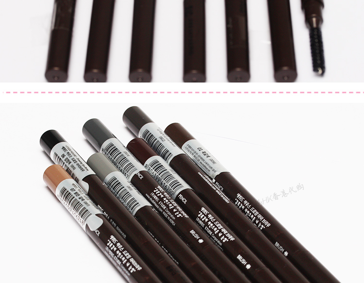 Hồng Kông mua Etude House / Etude House Bút chì lông mày xoay hai đầu tự động bền thấm mồ hôi - Bút chì lông mày / Bột / Stick chì kẻ mày dạng xé