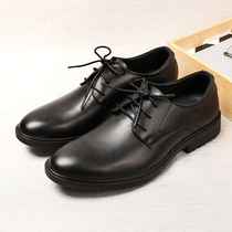 Headlayer Bull Leather Business Positive Dress Casual Pick Up Shoes Factory Stock Genuine Leather Mens Shoes Office Work Leather Shoes