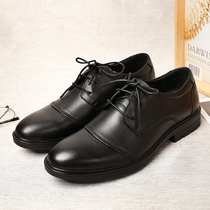 Factory Special Valence Head Layer Bull Leather Mens Shoes Brand Break Code Clear Barn Real Leather Shoes Business Casual Shoes Pick Up Leather Shoes