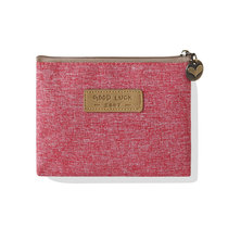 Tricolour patch zero money bag Women South Korea Mini cute little money bag student Jane about zero money bag Canvas Coin Bag