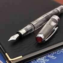 Taiwan TWSBI three Wentang 580 transparent demonstration piston pen stainless steel nib disassembly for easy delivery of lubricating oil