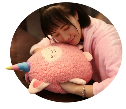 Милая подушка с животными, плюшевая игрушка, универсальное одеяло