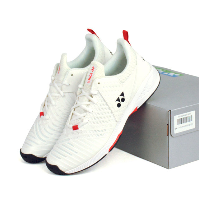 New YONEX tennis shoes men's yy women's badminton shoes wide last shoes white shoes ultra-light breathable winter