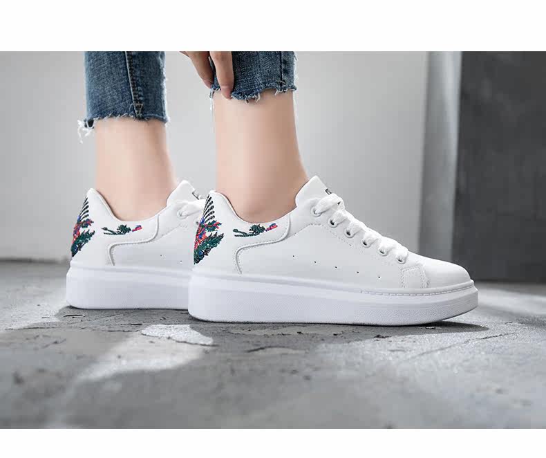 亿家乐学院风女款皮鞋2018春季新款休闲鞋舒