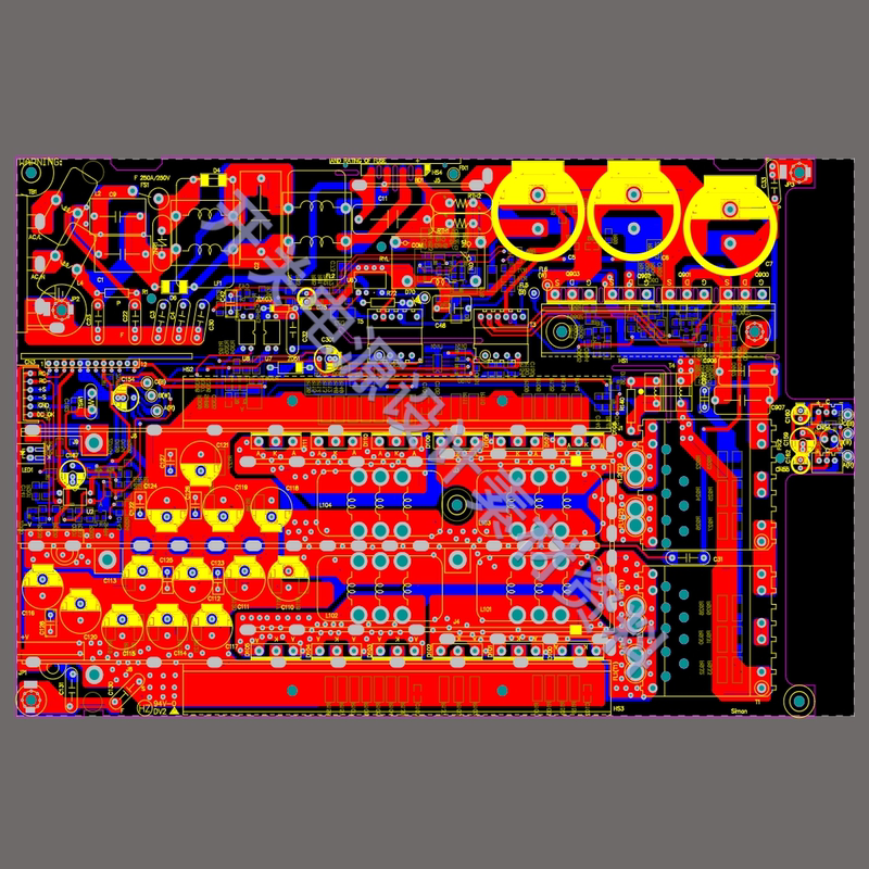 60.1500W Full Bridge Sg3525 Switching Power Supply Schematic Diagram Pcb Board Diagram Inductive Device Design Information 60.1500W Full Bridge Sg3525 Switching Power Supply Schematic Diagram Pcb Board Diagram Inductive Device Design Information