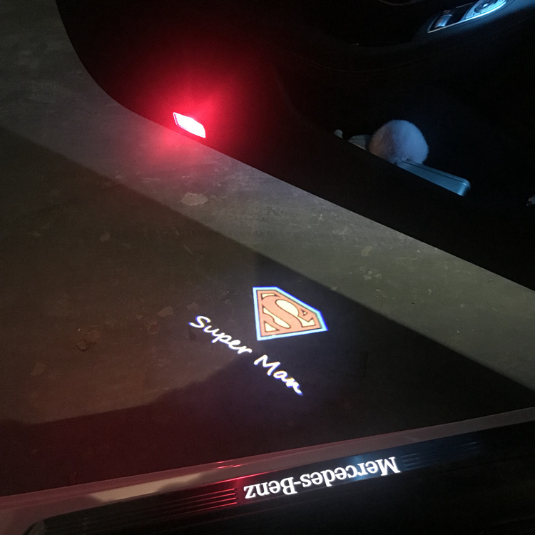 Suitable for Bmw, Audi, Mercedes-Benz, Tesla, and Land Rover Modified Superhero Batman Pattern Personalized Car Door Welcome Lights Suitable for Bmw, Audi, Mercedes-Benz, Tesla, and Land Rover Modified Superhero Batman Pattern Personalized Car Door Welcome Lights
