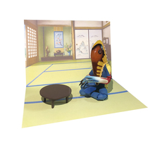 Mettrone Star Classic scene Ultraman scene ACT SHF scene background board paper mold