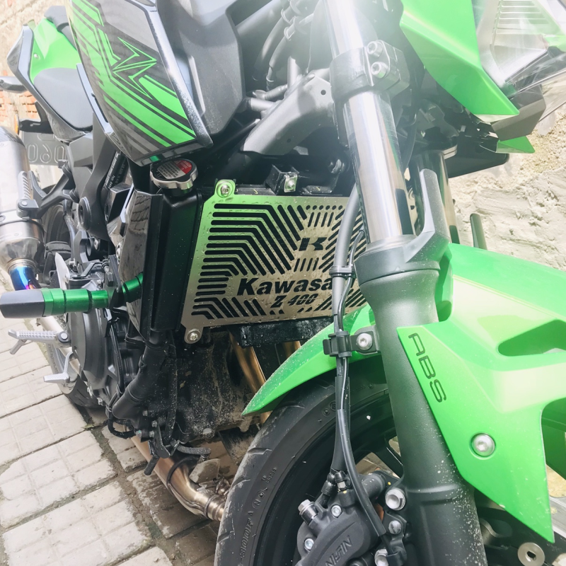 Kawasaki Ninja 400 modified Z400 water tank net NINJA 400 waterproof protective cover modified short-tail bracket