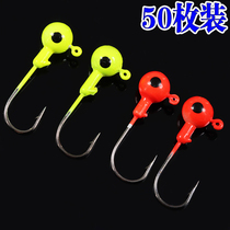 Bulk Color Paint Lead Hook Lujah Bass Salmon Mandarin Fish Root Fishing Yellow Fish Soft Bait Micromatter Hook Sea Fishing Black Head Black Fish