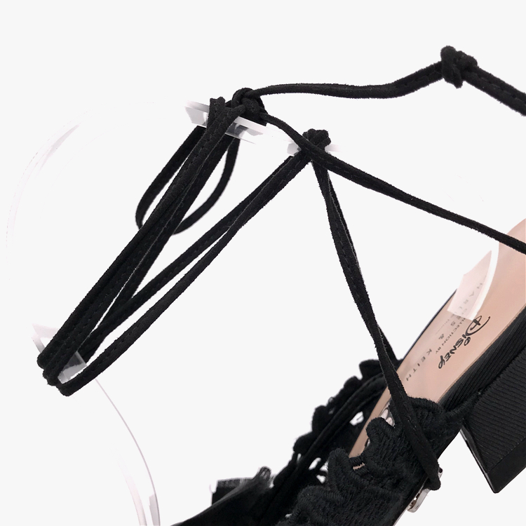Mùa xuân và mùa hè 2019 mới nơ màu sắc phù hợp với baotou sandal đế bằng của phụ nữ - Sandal dép cao gót