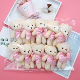 Мультяшная кукла, плюшевая игрушка, подвеска, цветочный магазин, с медвежатами, букет, подарок на день рождения