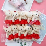 Мультяшная кукла, плюшевая игрушка, подвеска, цветочный магазин, с медвежатами, букет, подарок на день рождения