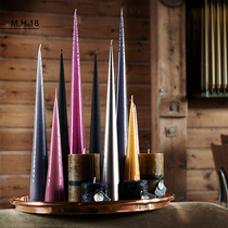 Spot Denmark Import ester Erik Artisanal Candle Conical Painted light Cone Candle 34cm