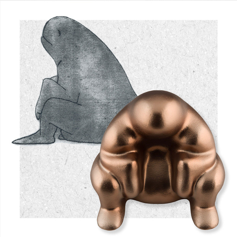 Spot Alessi Dédé creative doorstop PS18 sculpture decorative ornament philippe starck