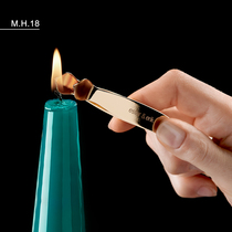 Spot Danish Erik Stainless Steel Annihilator Candle Holders Candle Cut Brass color silver