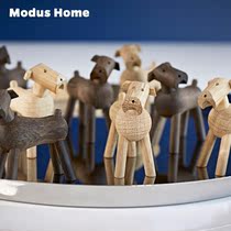 Spot Denmark Kay Bojesen Denmark Tim Beagle wood dog childrens toy ornaments