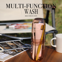 Travel artifact travel supplies travel care kit toothbrush storage box waterproof portable men cosmetics wash bag