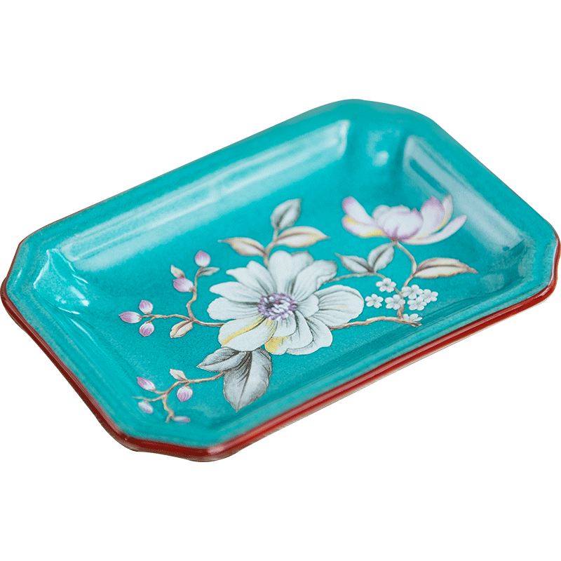 Racekish European ceramic small soap box of toilet soap dish washing gargle individuality creative soap dish of hotel supplies