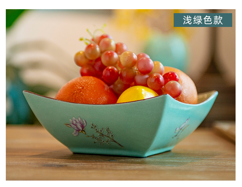 Creative dry fruit bowl dessert snacks fruit basin candy dishes home sitting room tea table table ceramic fruit bowl furnishing articles