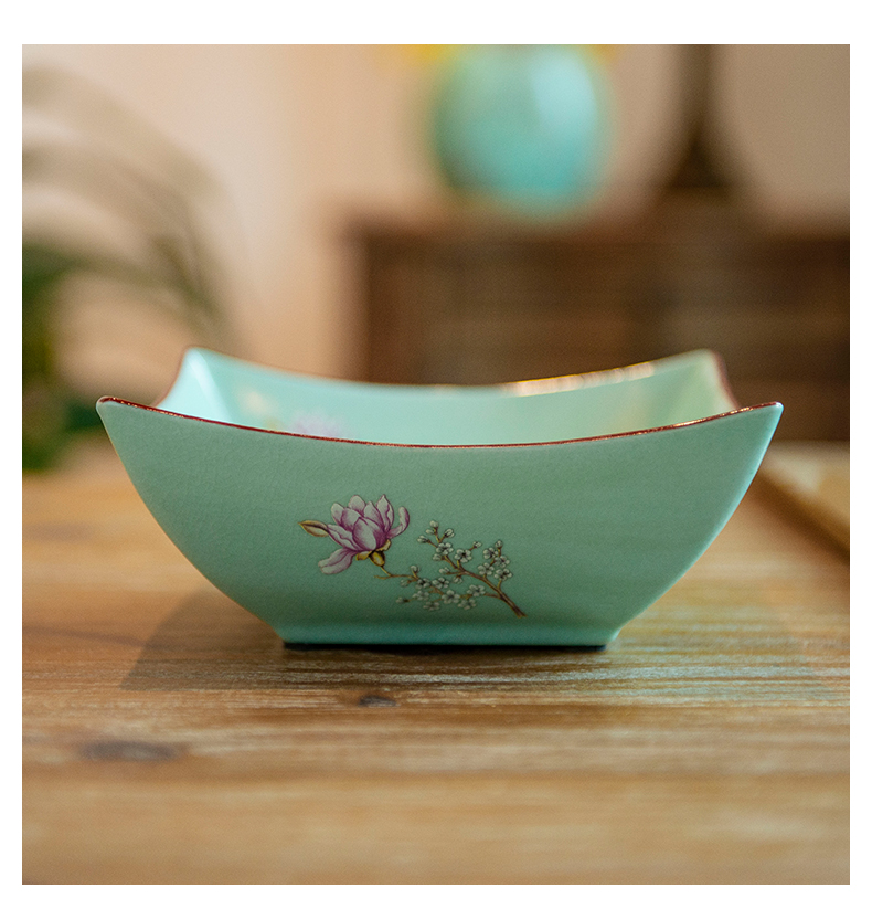 Creative dry fruit bowl dessert snacks fruit basin candy dishes home sitting room tea table table ceramic fruit bowl furnishing articles