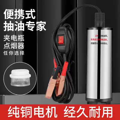 Stainless steel aluminum alloy small water pump 12v mini pump self-priming pump electric water drill slotting machine submersible pump