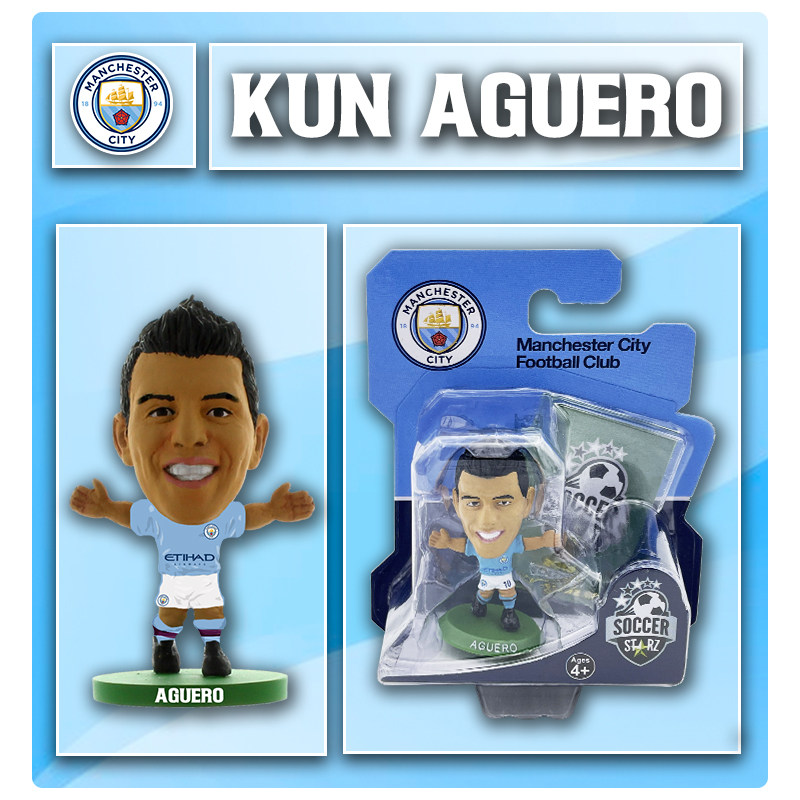 10 optional Manchester City official star dolls 2017-18 model dolls Soccerstarz