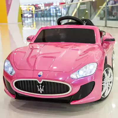 Maserati children's electric car four-wheel with remote control car can take children's stroller children's toy car can sit on people