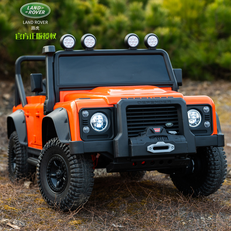 Land Rover Defender Children's Electric Car Four-Wheel Remote Control Off-Road Vehicle Toy Car for Kids That Can Be Ridden