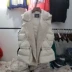 Quần áo thu đông 2018 mới dây rút eo eo cotton mỏng Phiên bản Hàn Quốc của áo vest tự may len cừu khâu áo khoác nữ thời trang nữ cao cấp Áo vest