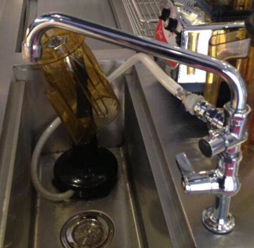 Cafe Cylinder Washer Smoothie Machine Washer Bar Supporting Rinse Faucet Juicer