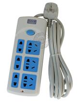 Xinying XY923 3 m two-eye three-eye six-plug conversion plug with Switch plug 3-plug office socket 10A