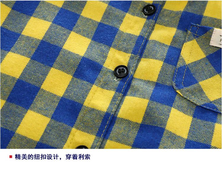 Cậu bé cộng với áo nhung nam kho báu dài tay trẻ em cotton dày Cậu bé kẻ sọc trong trẻ em áo ấm trẻ em mùa thu đông áo sơ mi trẻ em giá tốt