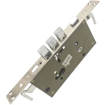 Old-fashioned security door lock body lengthened side strip 280 300 single hole double hole lock plate single live universal household door lock