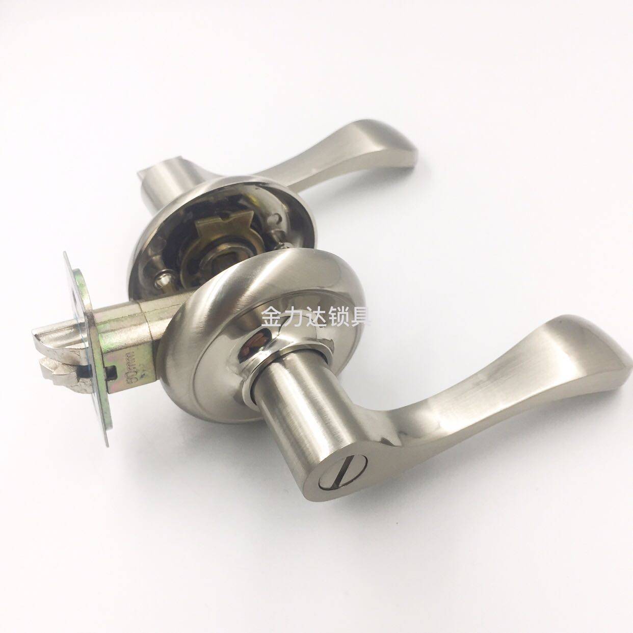 Keyless Makeup Room Door Lock Indoor Door Triple lever lock handle Bathroom Balcony Kitchen Toilet zinc alloy door lock