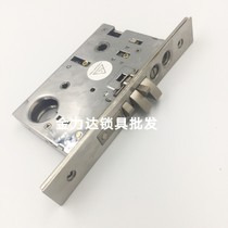 American standard stainless steel threaded lock body universal indoor American anti-theft door double tongue Villa large door lock anti-sling lock body