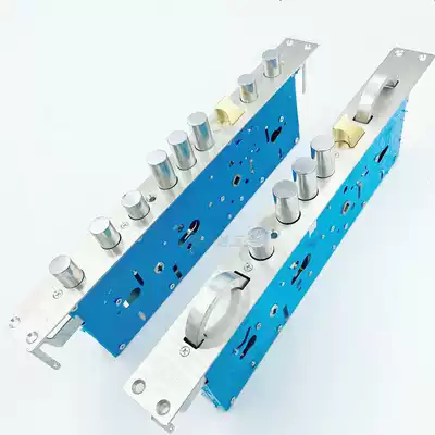 Anti-theft door double hook overlord lock body Single live double live lock body nine-head cylindrical lock body double fast double live multi-function lock body