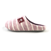 Juyun new womens home indoor non-slip mute massage comfortable fashion striped knitted cotton slippers 18186