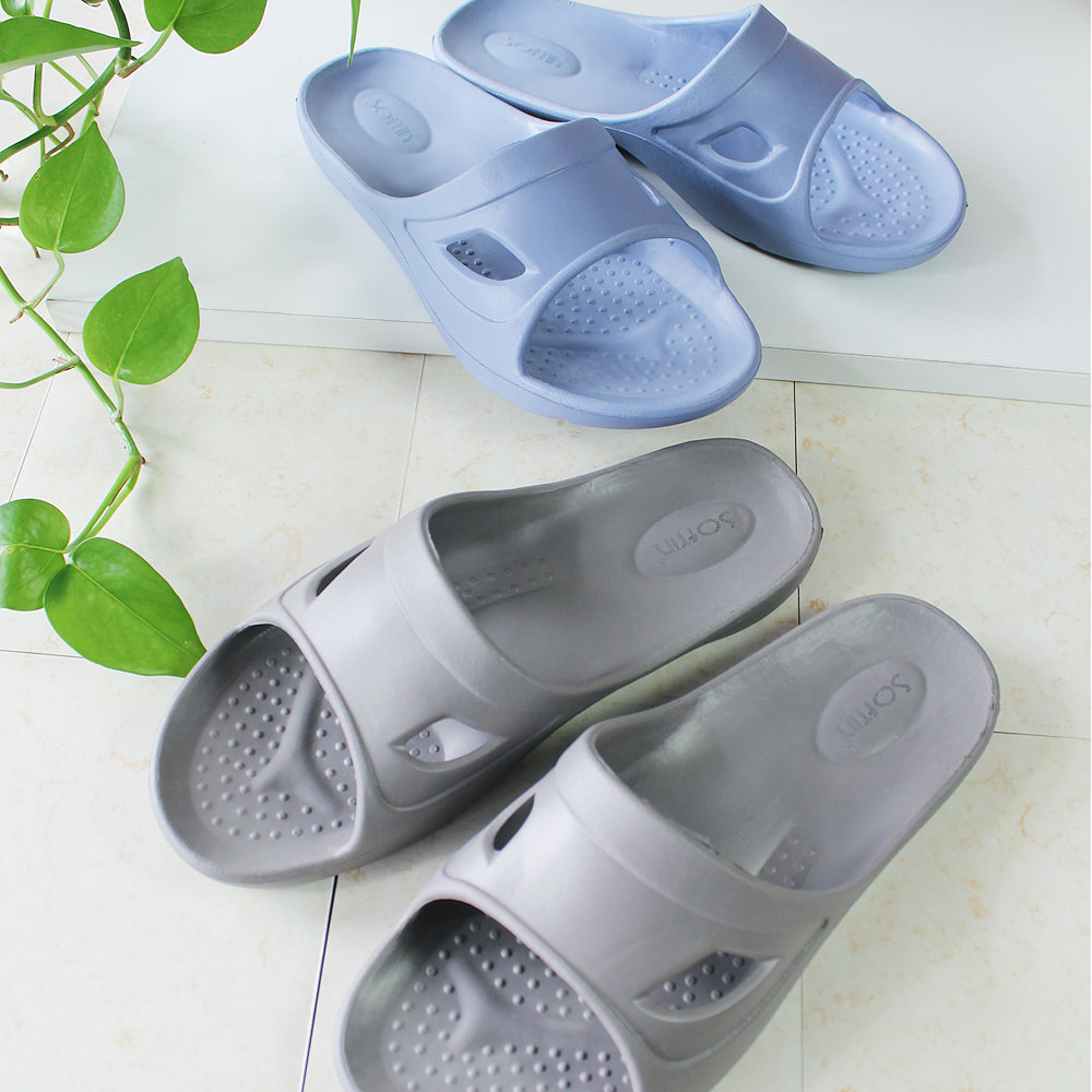 Xiuzu eva men's non-slip soft bottom plastic sandals and slippers household shoes non-slip wear-resistant lightweight silent bathroom bath slippers